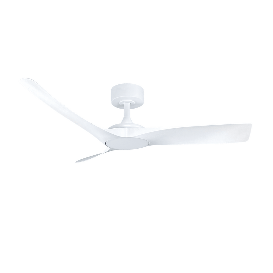 Ventilatore da soffito aruba plus plastica bianco d112 led 18w  4 pale cct dimmerabile