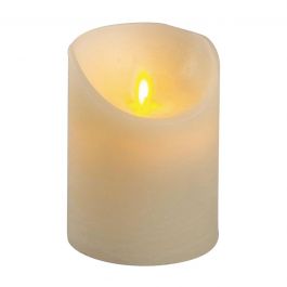 IVORY CANDLE DIAM 7.5 CM H10 CM