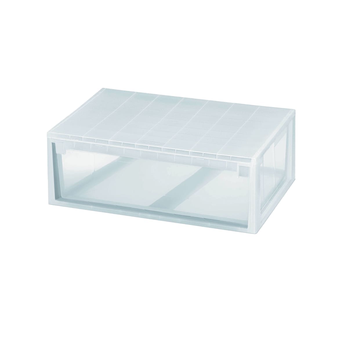 LIGHT DRAWER XL CLOTHING BOX L59.6xP39xH21.3CM TRANSPARENT PLASTIC