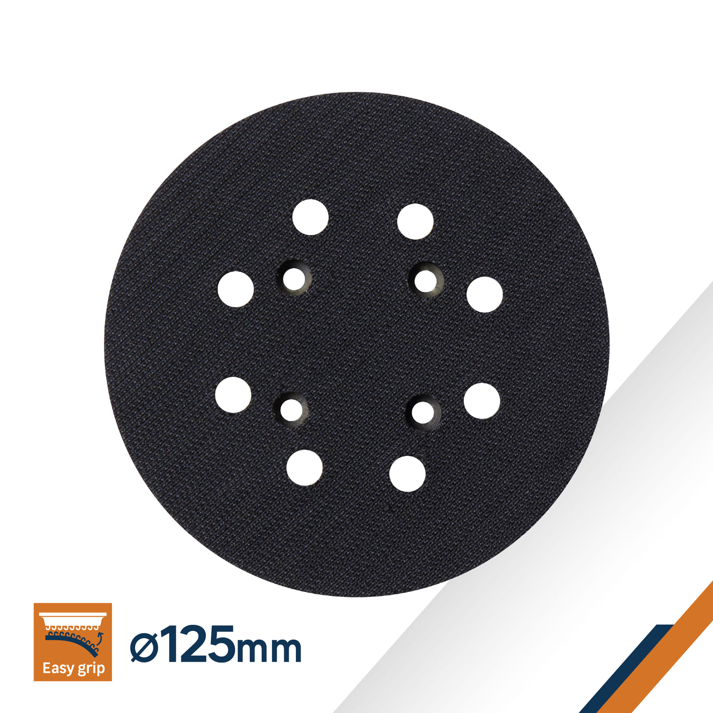 Rubber pad with Velcro, 125 in diameter