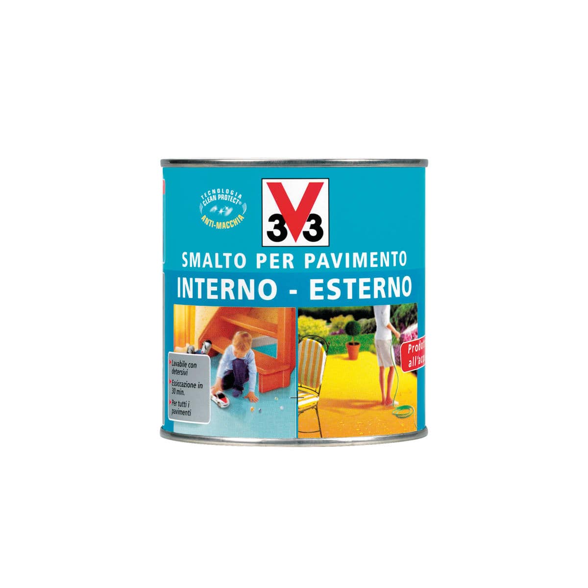 Bricocenter INTERIOR/EXTERIOR FLOOR ENAMEL SLATE 500 ML