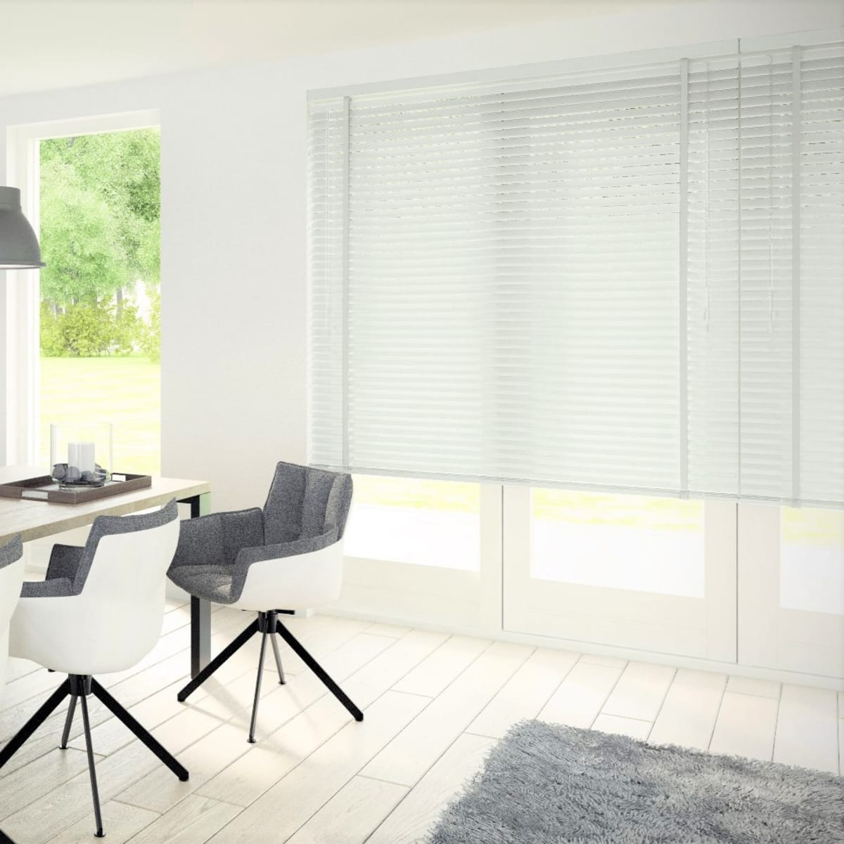 Bricocenter VENETIAN BLIND 150X165CM PVC WHITE 25MM