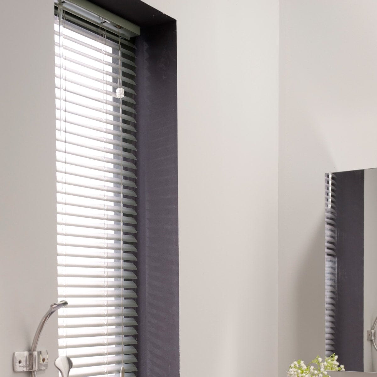 Bricocenter VENETIAN BLIND BREGA 40X155CM PVC GREY 25MM