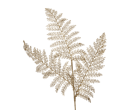 Decorative branch, L30 x W2 x H80 cm, gold