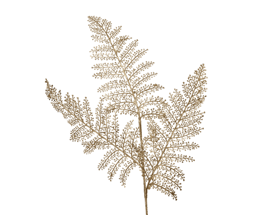 Decorative branch, L30 x W2 x H80 cm, gold