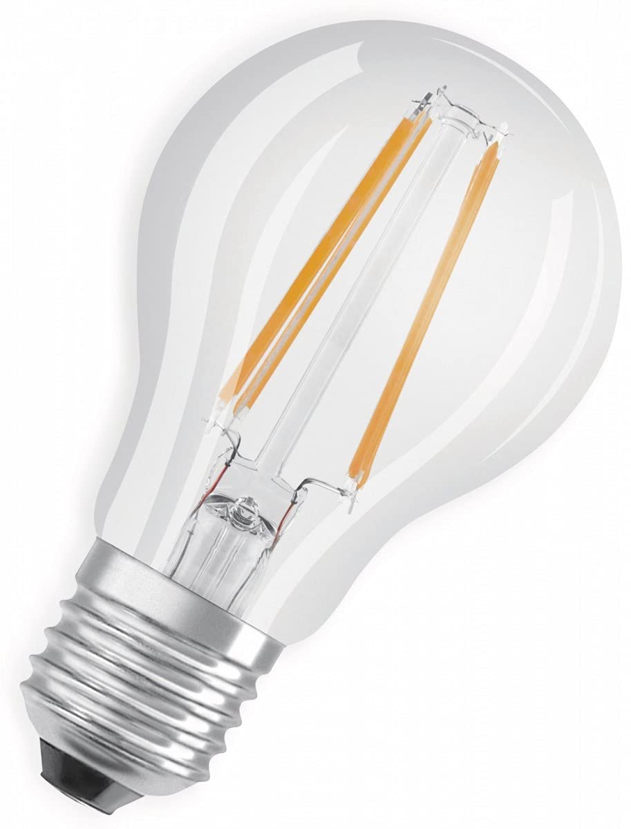 LED BULB E27=60W DROP TRANSPARENT