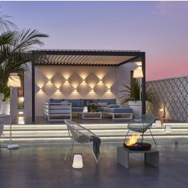 MORINO ALUMINIUM WALL LIGHT WHITE14X10.5X18CM LED 2.5W NATURAL LIGHT IP44