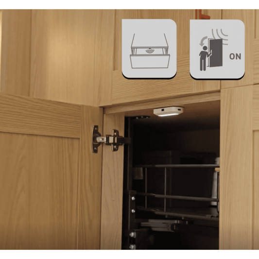 Polk white 7.8 cm 2-light drawer kit with natural-light LED (10 lm), USB-C and sensor