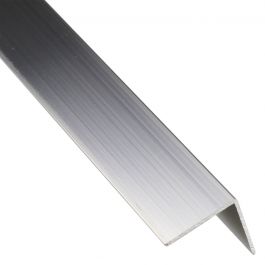 NATURAL ALUMINIUM ANGULAR PROFILE 10x10x1MM 1M