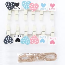 LOVE&SMILE PHOTO CLIPS 3.5CM