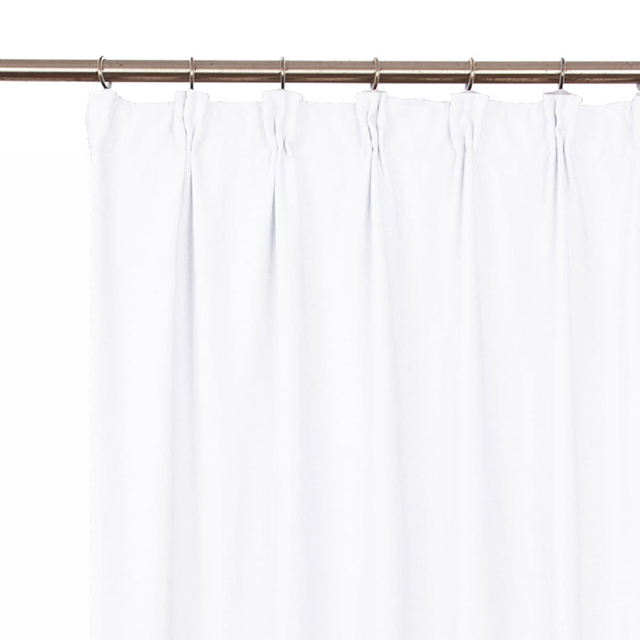 Bricocenter CAROL WHITE OPAQUE CURTAIN 200X280 CM WEBBING AND CONCEALED HANGING LOOP