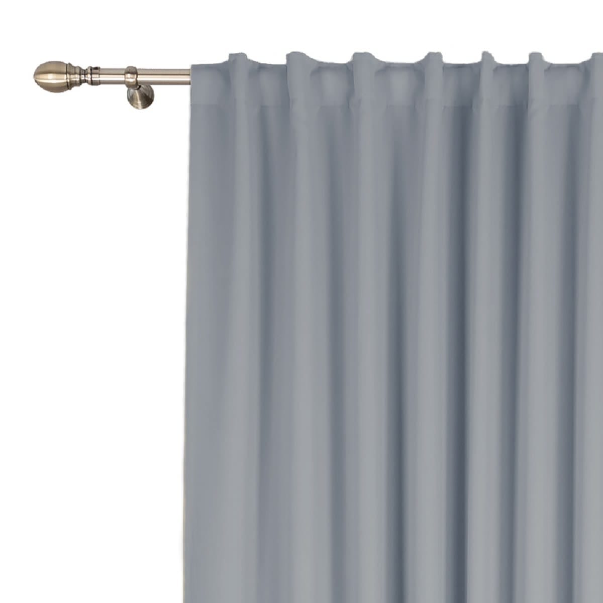 Bricocenter CAROL GREY GRANITE CURTAIN 200X280 CM WEBBING AND CONCEALED HANGING LOOP