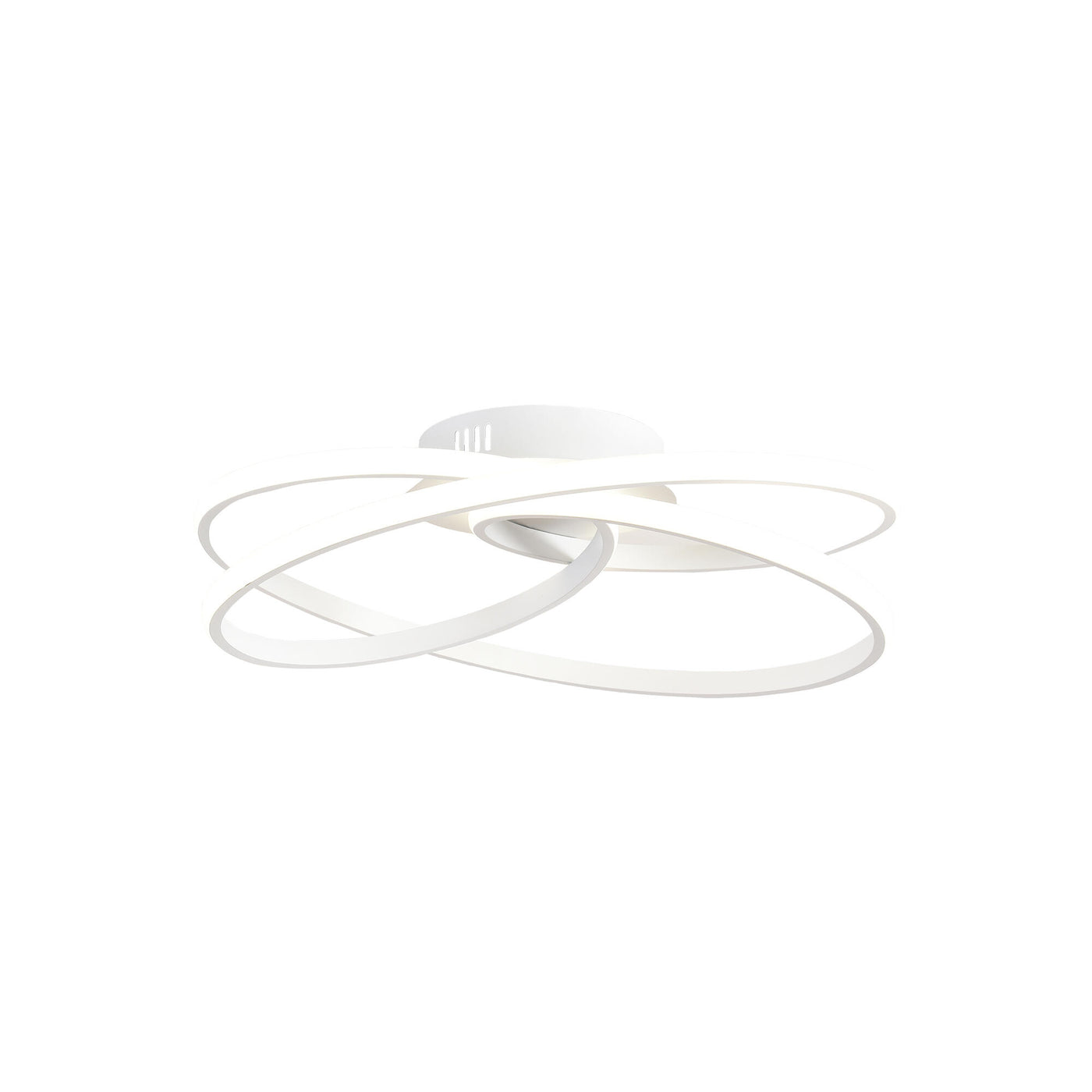 Reika white 50cm LED ceiling light, 30W, CCT, with switch