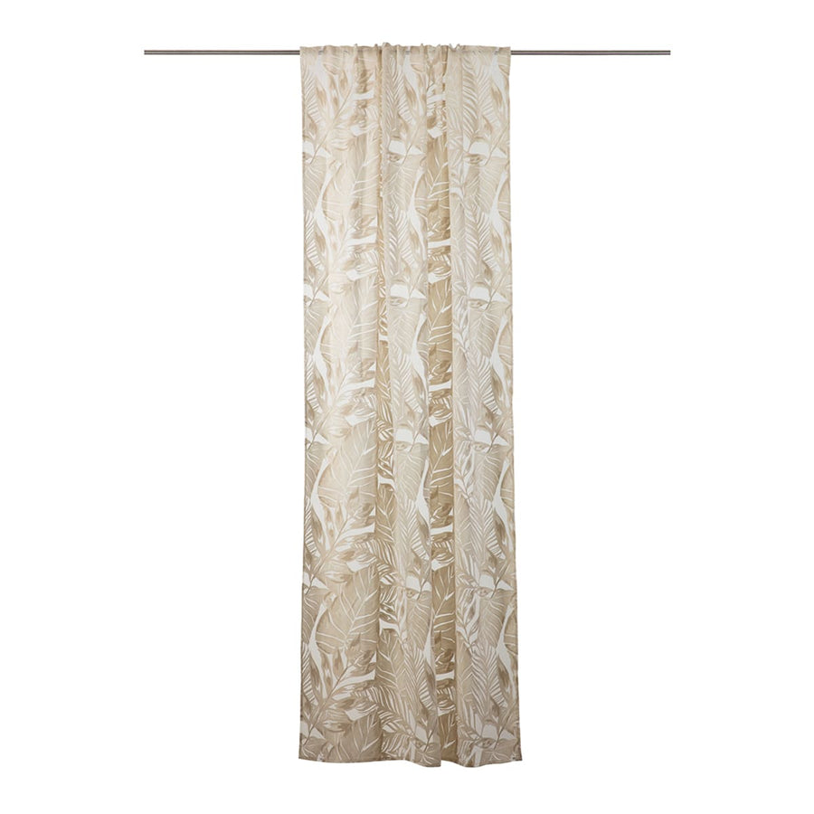 Bricocenter TENDA GIUNGLA BEIGE FILTRANTE 140X295CM PASSANTE NASCOSTO E FETTUCCIA
