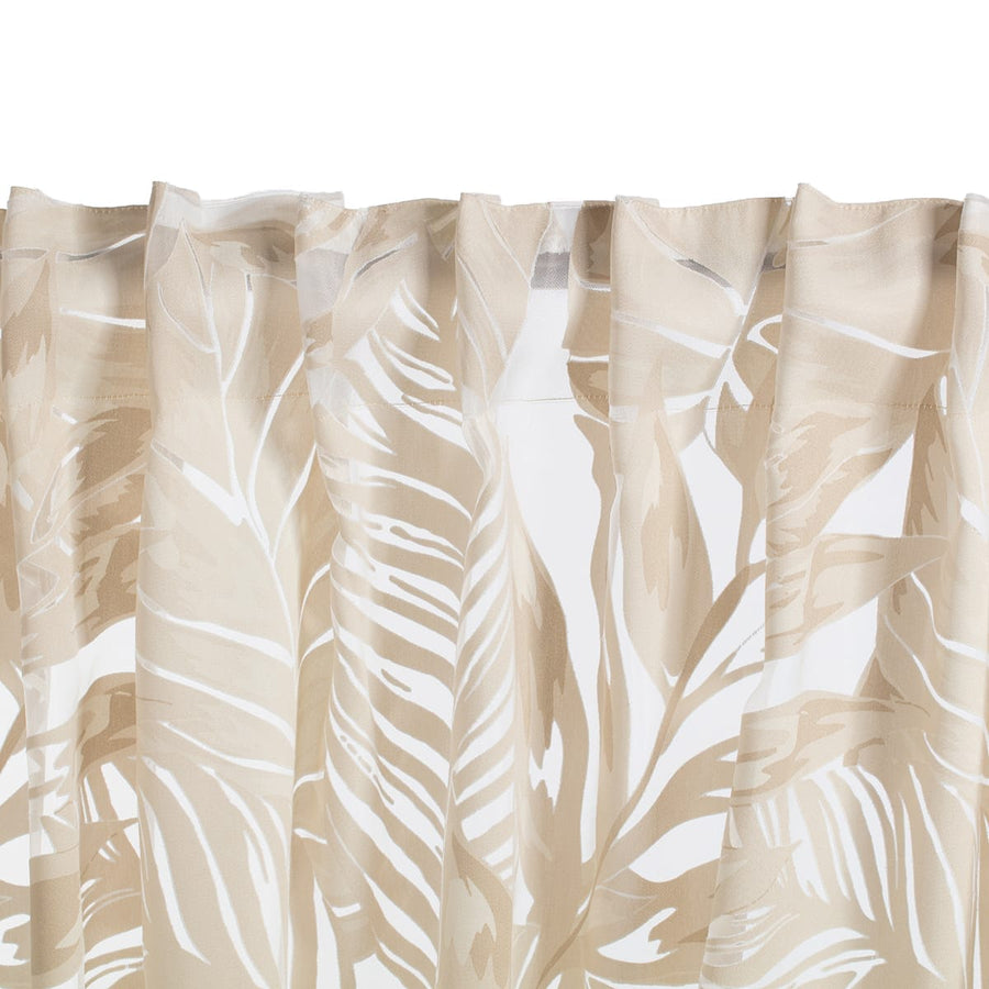 Bricocenter TENDA GIUNGLA BEIGE FILTRANTE 140X295CM PASSANTE NASCOSTO E FETTUCCIA