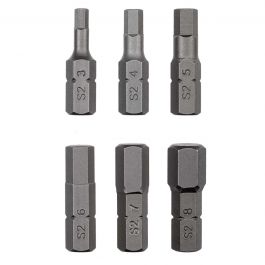 INSERT H3-4-5-6-7-8 25MM 6 PIECES DEXTER