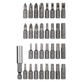 SET OF 31 BITS 25MM+DEXTER MAGNETIC INSERT HOLDER