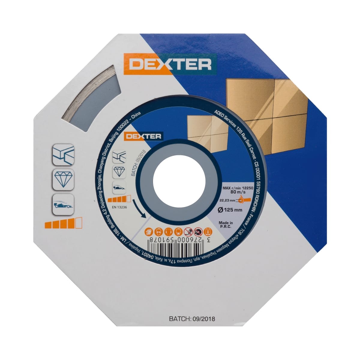 Bricocenter DEXTER DIAMOND DISC FOR CERAMIC 125X1.9 MM