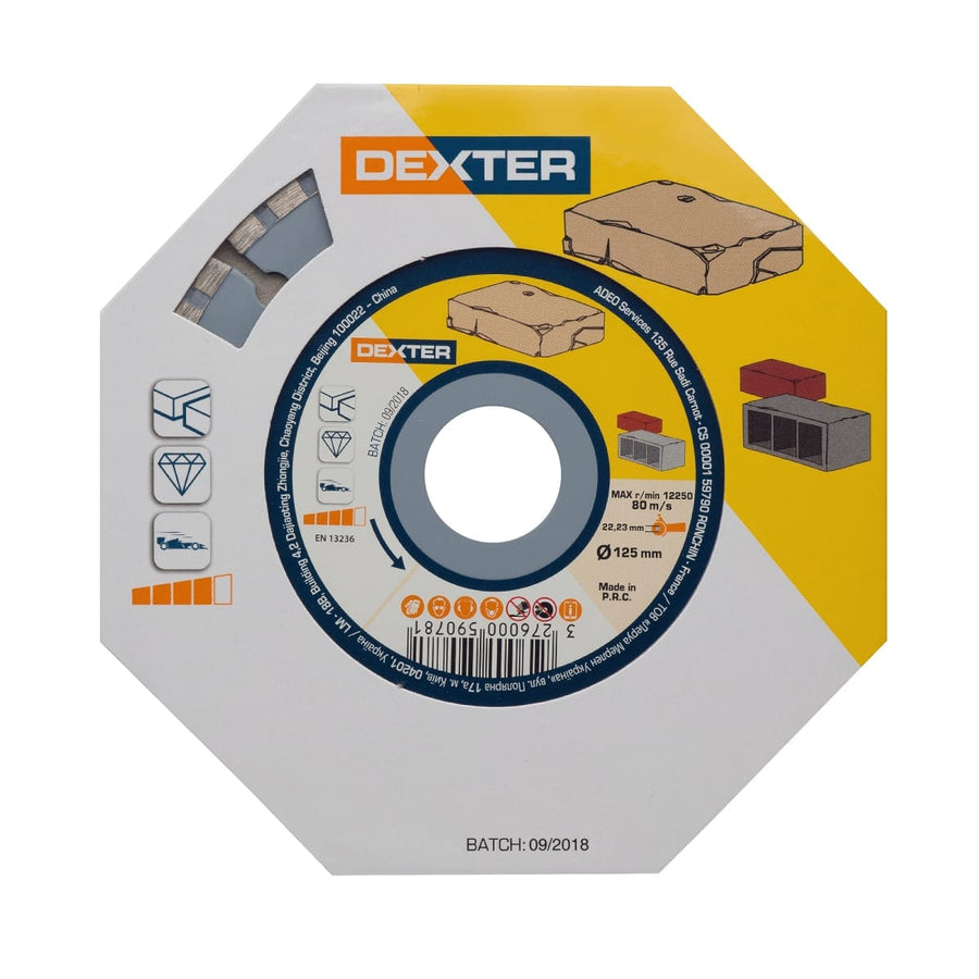 Bricocenter DEXTER DIAMOND CUTTING DISC FOR STONE 125X2.2 MM