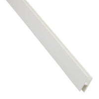 PROFILE H MM25X4 PVC WHITE OP MT2.60