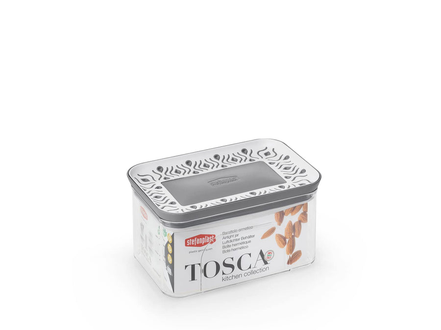TOSCA RECTANGULAR JAR 0.7 L WHITE