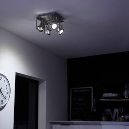 TECHNIC SPOTLIGHTS SATIN CHROME 4XGU10=10W