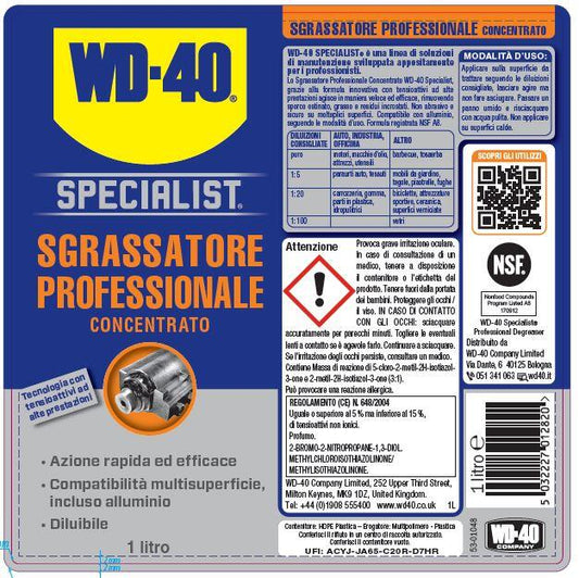 WD-40 professional concentrated degreaser, 1 litre, trigger spray