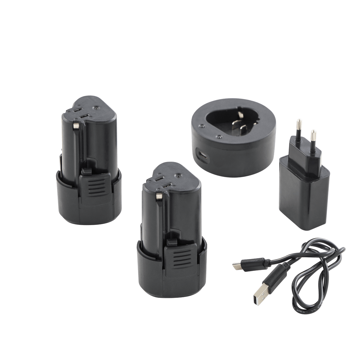 Dexter tile vibrator with suction cup and two 12 V batteries