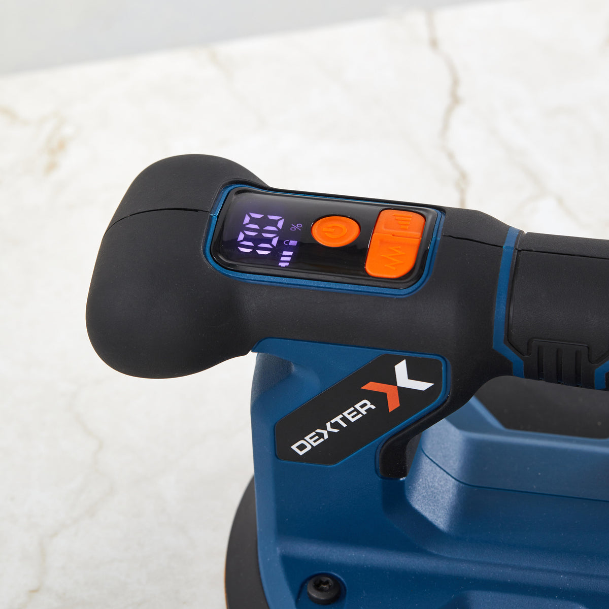 Dexter tile vibrator with suction cup and two 12 V batteries