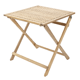 SOLIS NATIERAL - Folding Table 2-seater Square Wood Acacia 70x70xh72