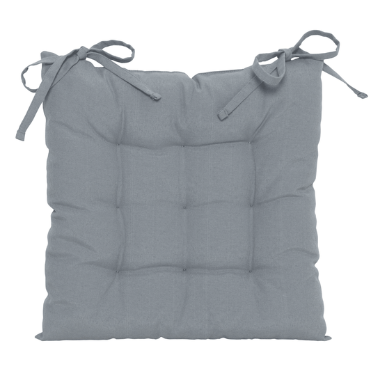 Set 4 copri sedia popy 38x38 cm policotone grigio granito