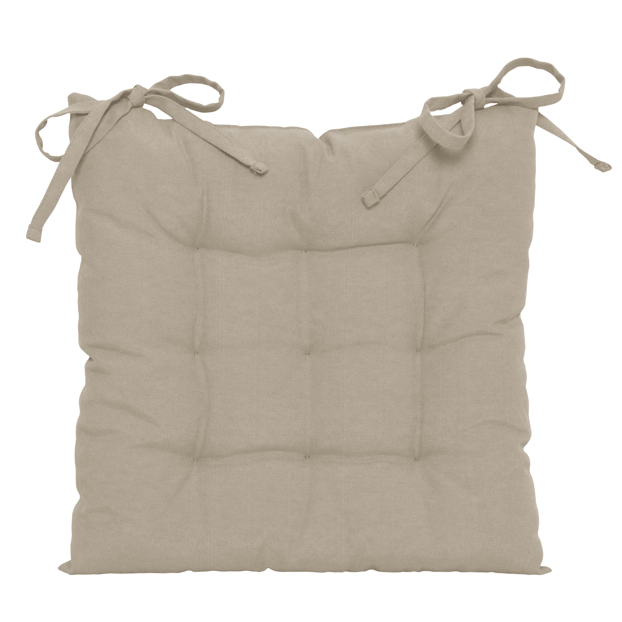 Set 4 copri sedia popy 38x38 cm policotone ecru