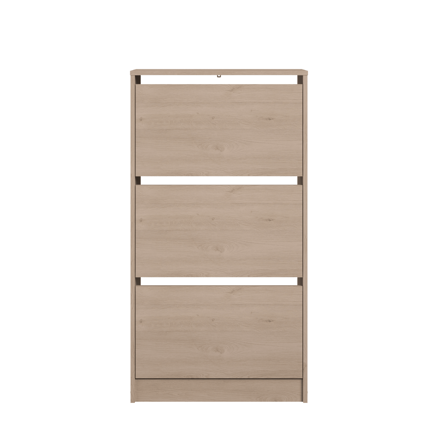 3-door elm shoe cabinet, 60 x 24.9 x 112.5 (h) cm, holds 15 pairs