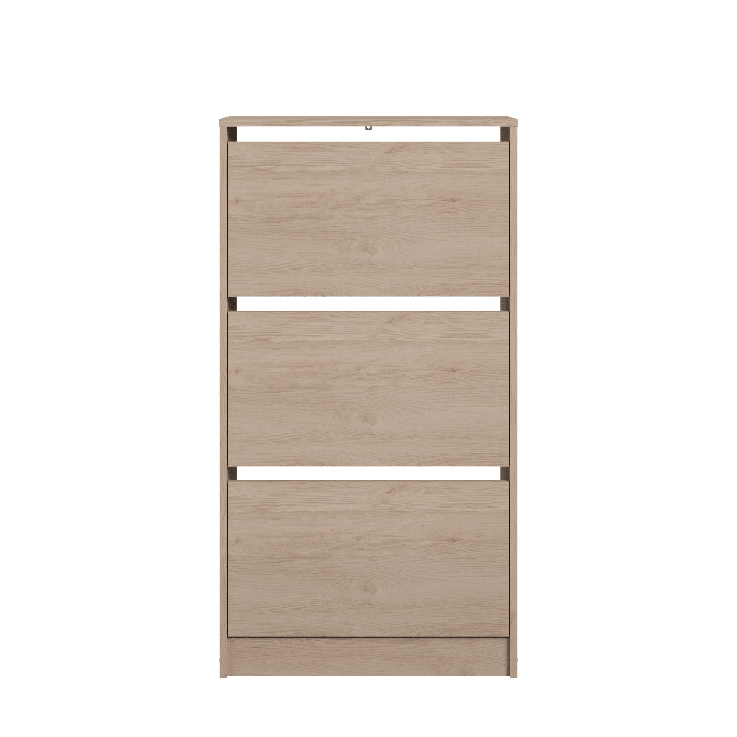 3-door elm shoe cabinet, 60 x 24.9 x 112.5 (h) cm, holds 15 pairs