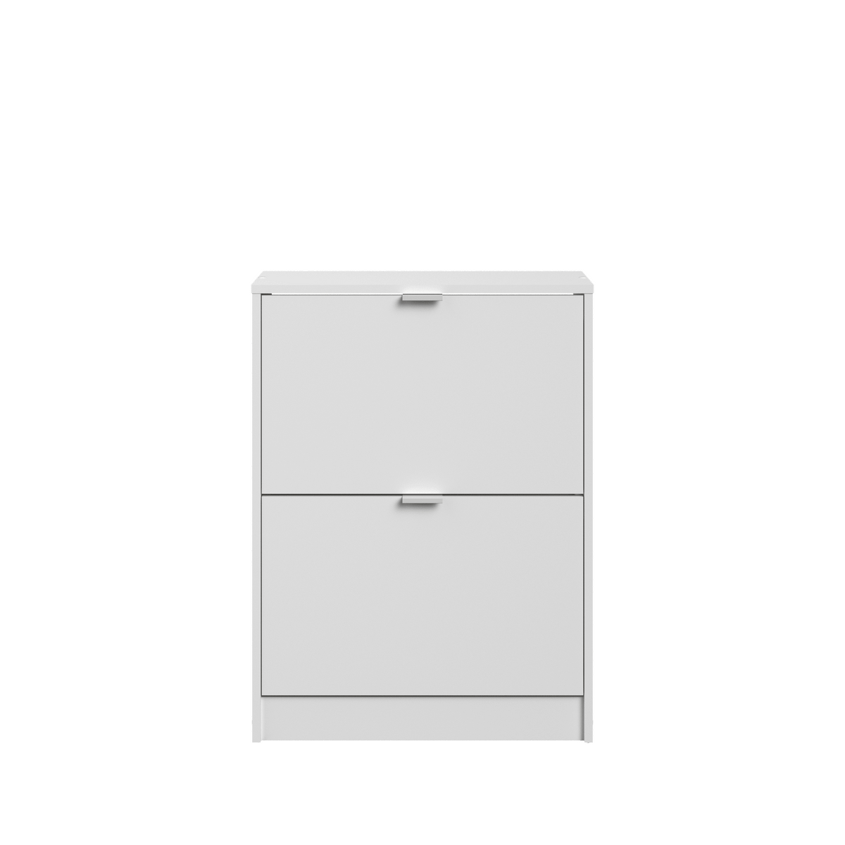 Scarpiera doppia 2 ribalte 12 paia bianco p60x25xh81 cm