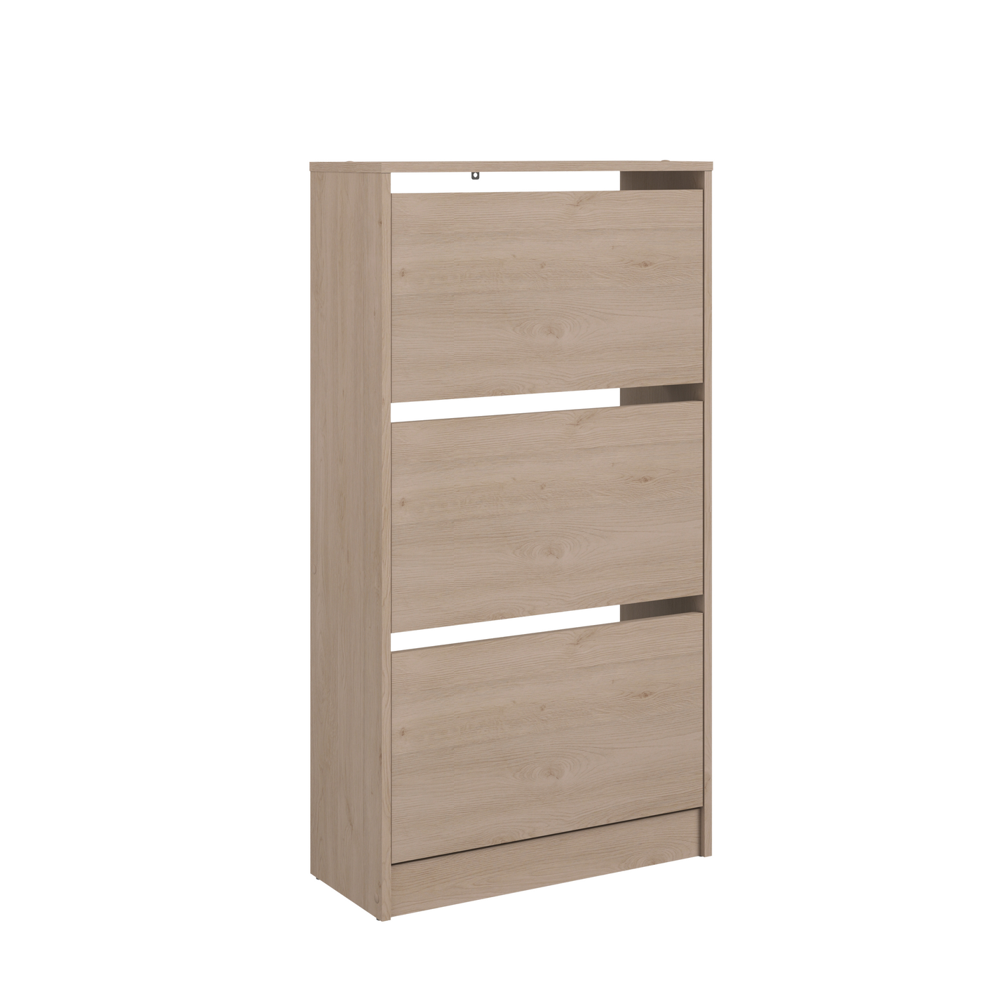 3-door elm shoe cabinet, 60 x 24.9 x 112.5 (h) cm, holds 15 pairs