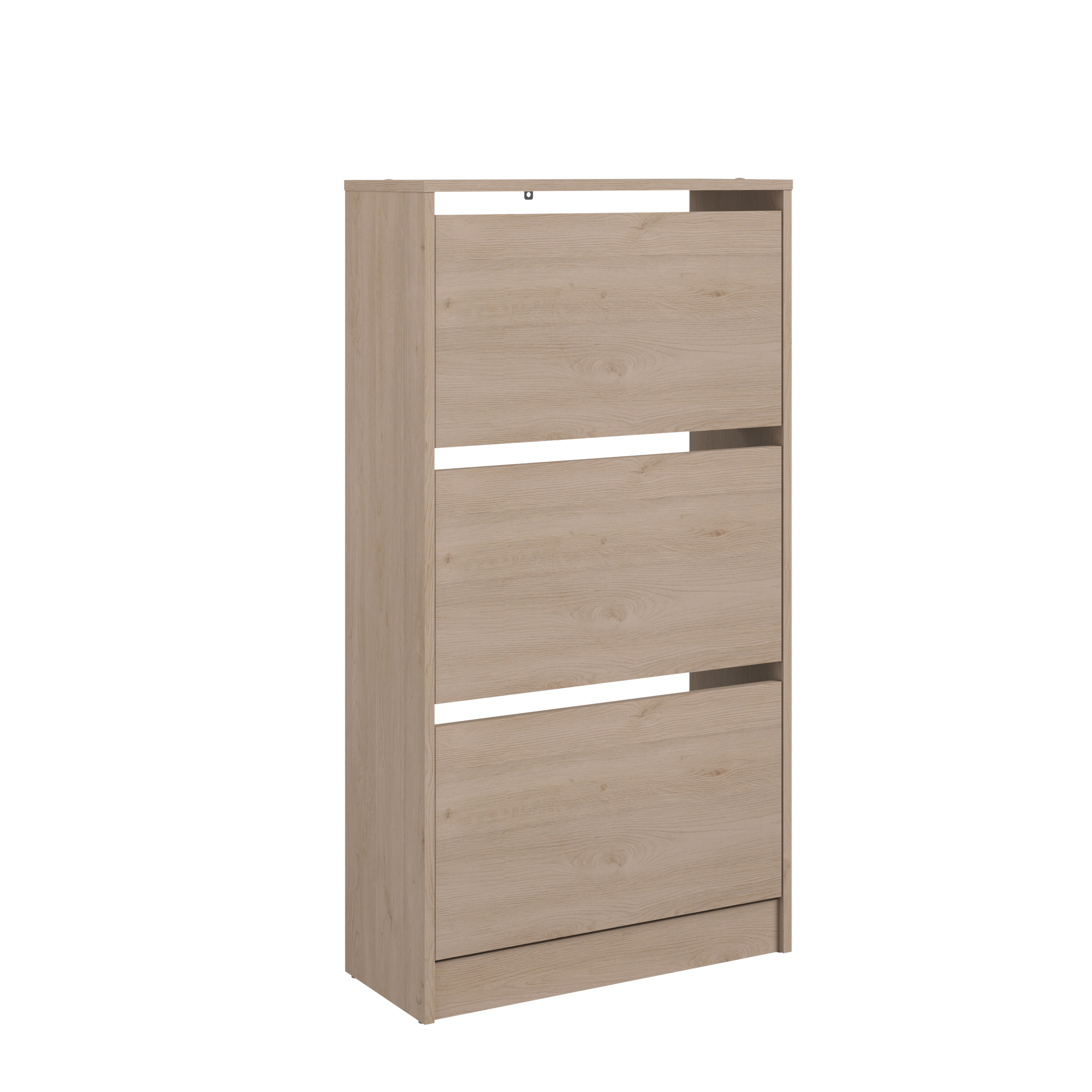 3-door elm shoe cabinet, 60 x 24.9 x 112.5 (h) cm, holds 15 pairs
