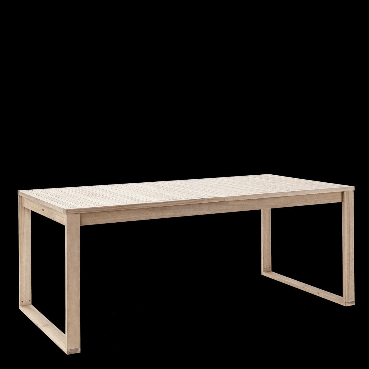 Bricocenter SOLARIS NATERIAL - Extendable Table - 6-8 seats rectangular - wood acacia 90x180-240xh75