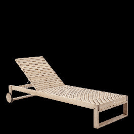 SOLARIS NATERIAL MULTIPOSITION LOUNGER ACACIA WOOD 71X196.5