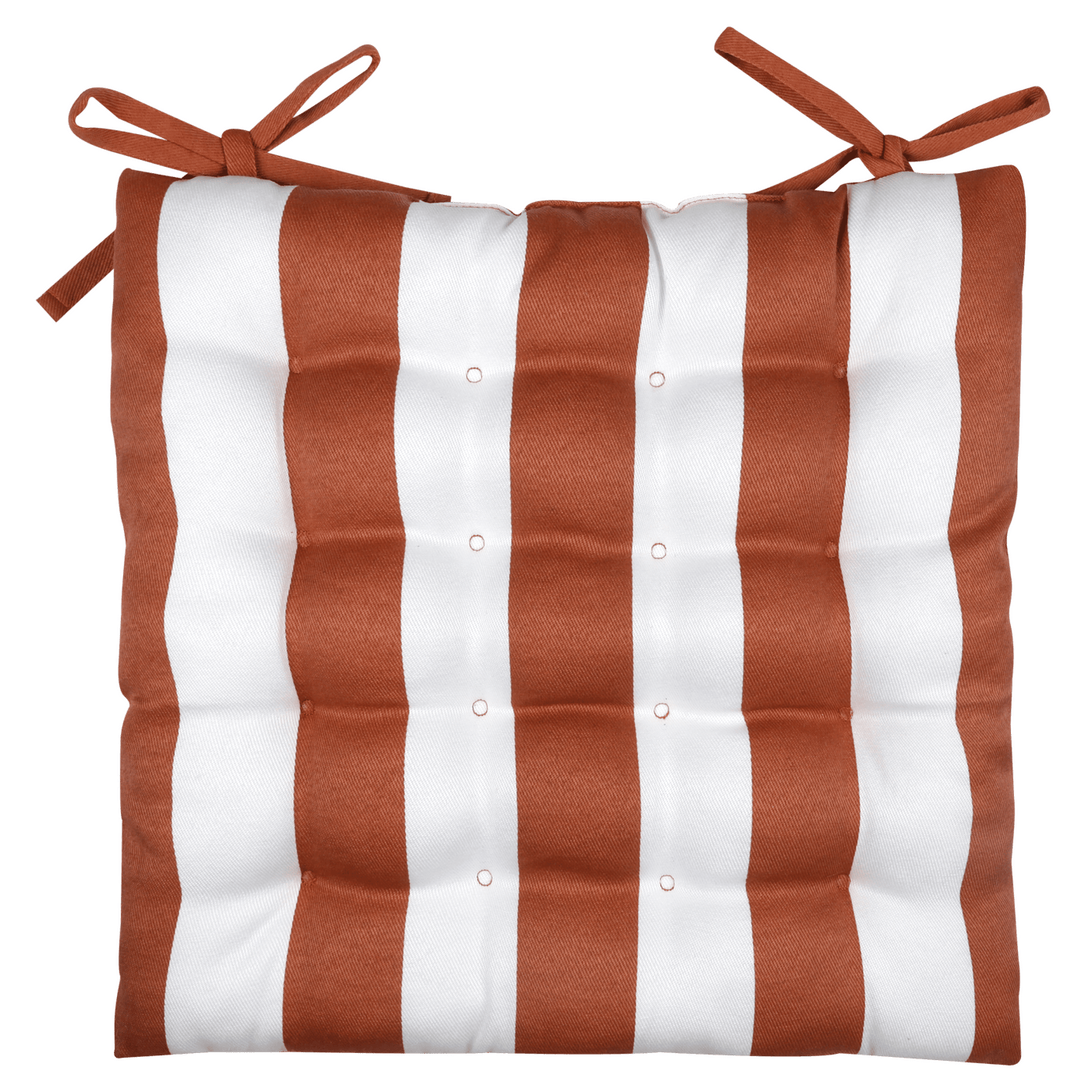 Lunor chair pad, terracotta, 40x40x5 cm