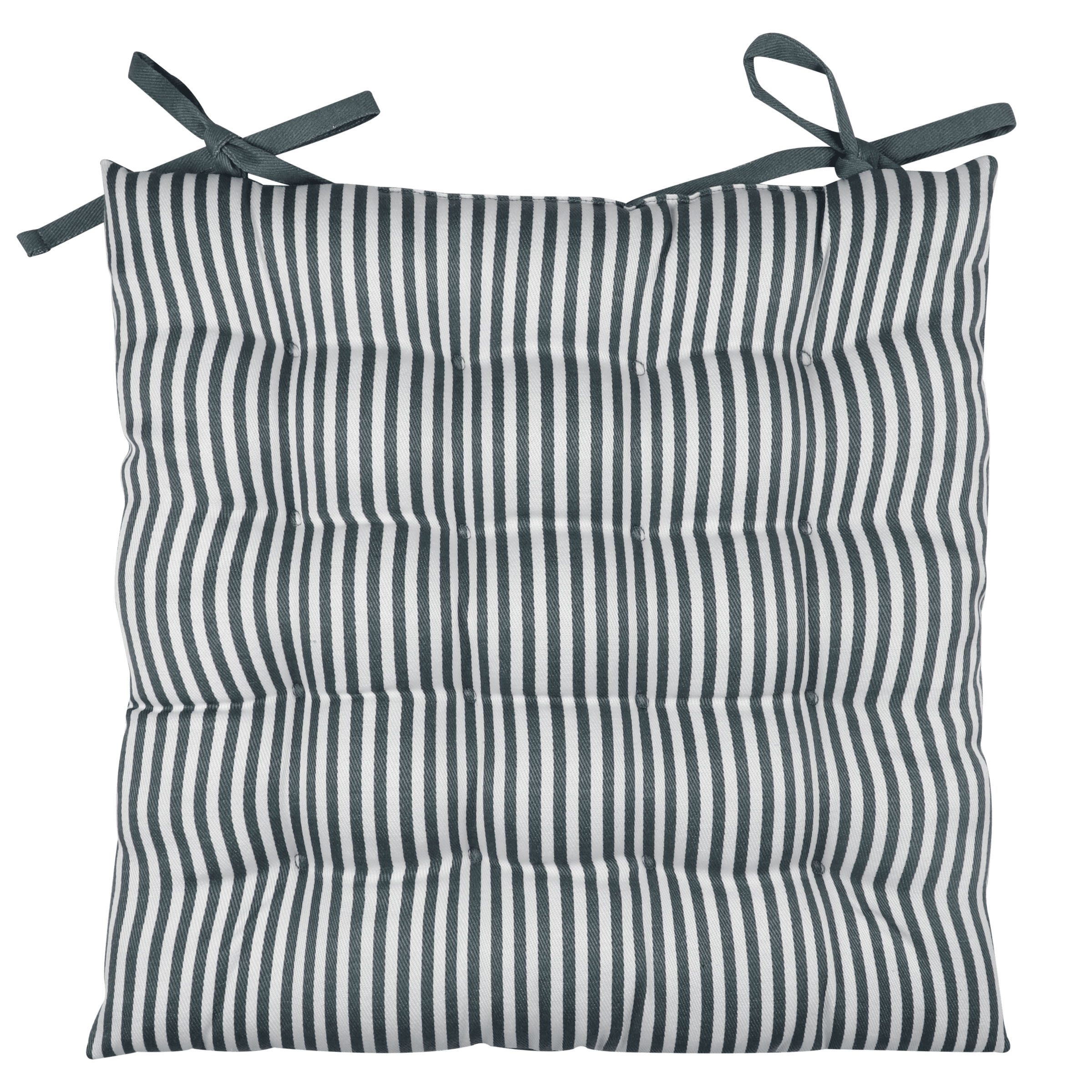 Lunor chair pad, blue, 40x40x5 cm