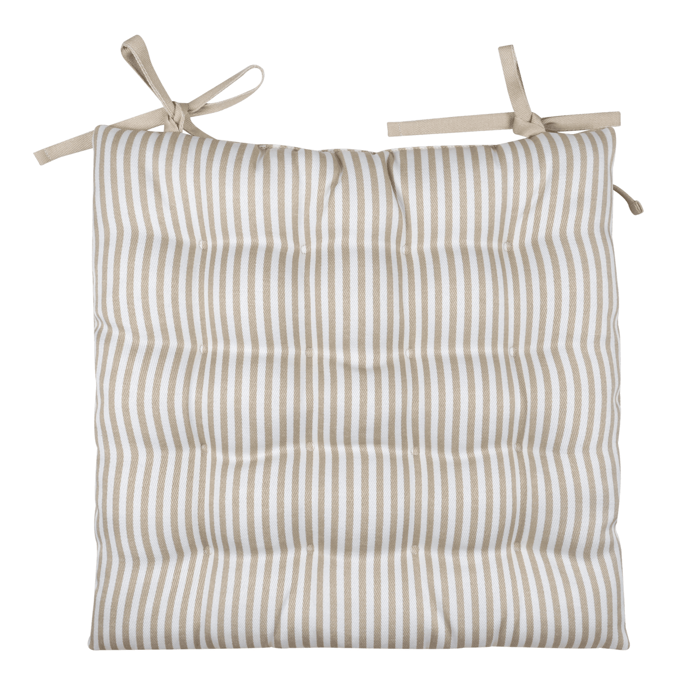 Lunor chair pad, beige, 40x40x5 cm
