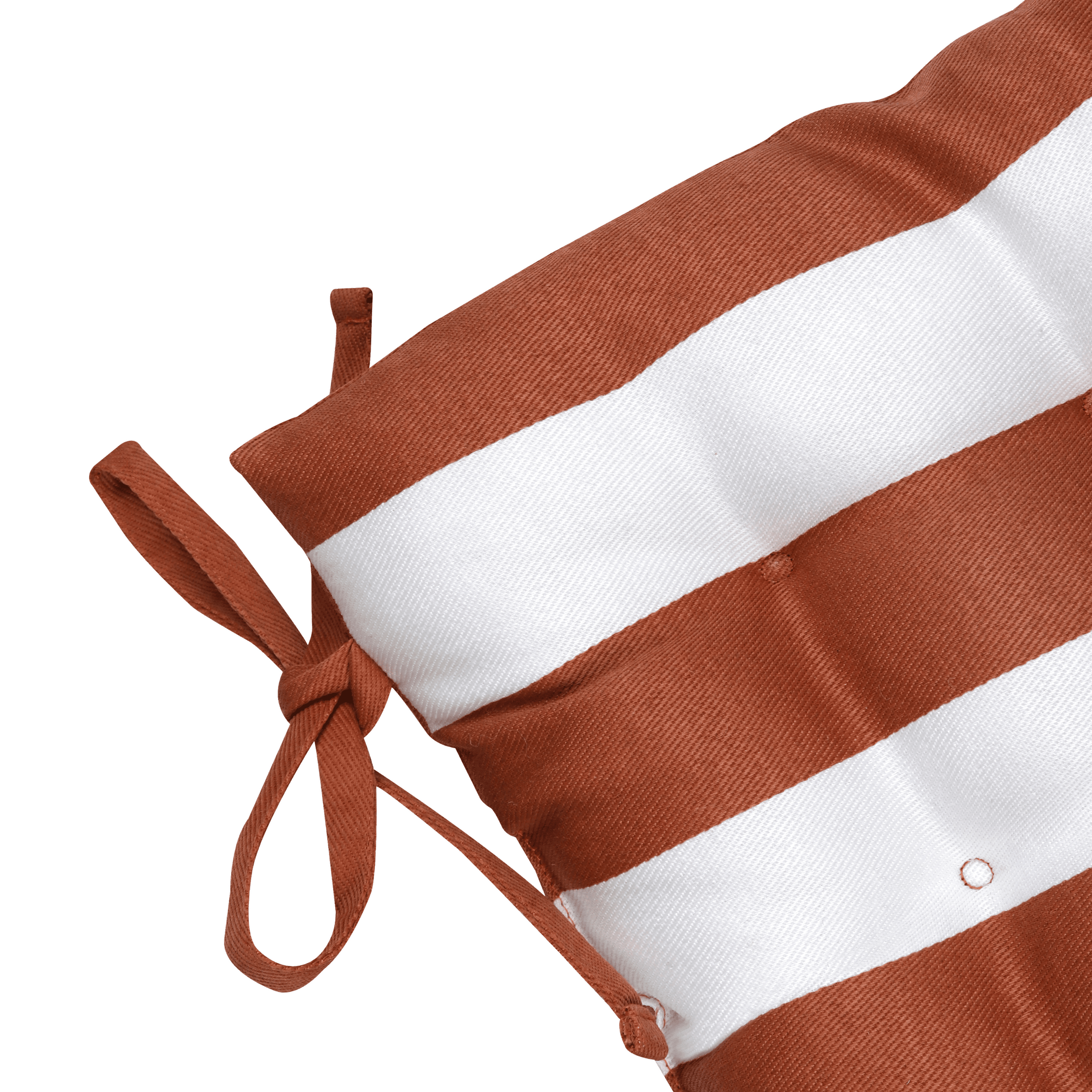 Lunor chair pad, terracotta, 40x40x5 cm