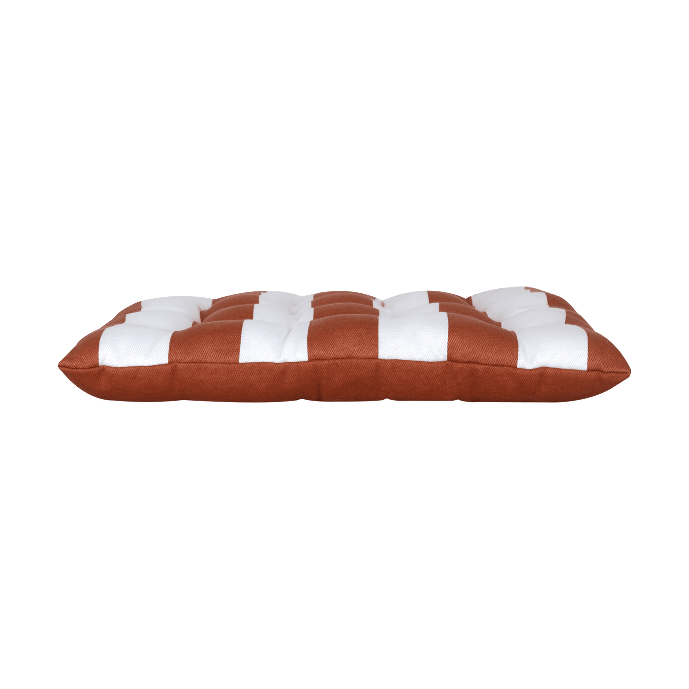 Lunor chair pad, terracotta, 40x40x5 cm