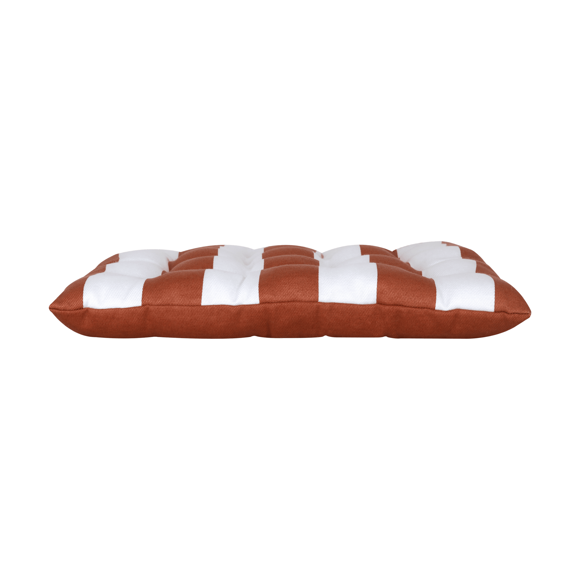 Lunor chair pad, terracotta, 40x40x5 cm