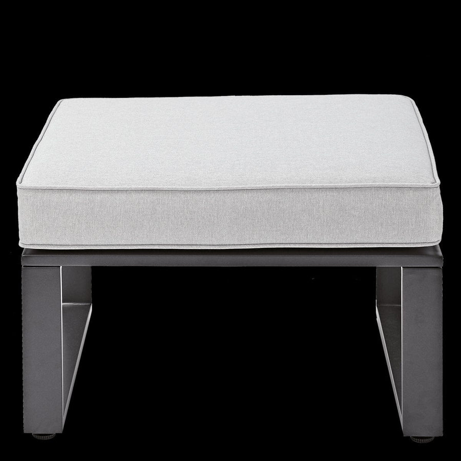 Bricocenter COFFE SET ODYSSEA CORNER NATERIAL SOFA ALUMINIUM COFFEE TABLE + 2 SEATS