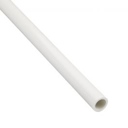 12x1x1 PVC ROUND PROFILE W MATT WHITE