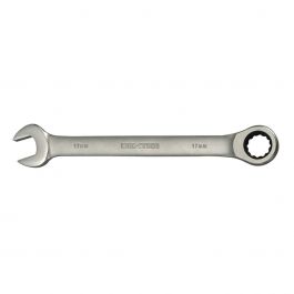 DEXTER CRUCIFORM VANADIUM RATCHET SPANNER DIAMETER 17 MM