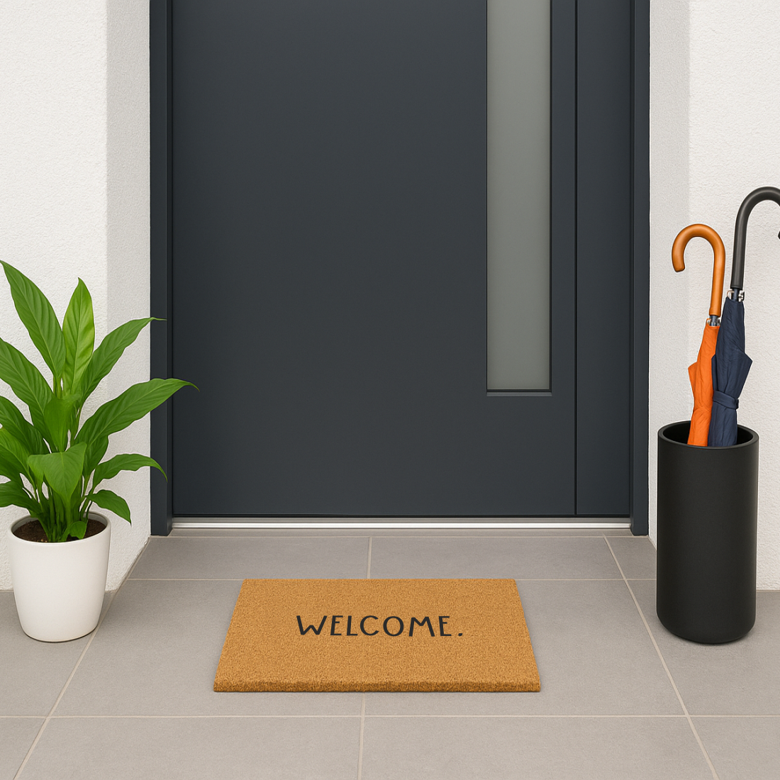 Easy Welcome doormat, 40 x 60 cm, made of coconut fibre