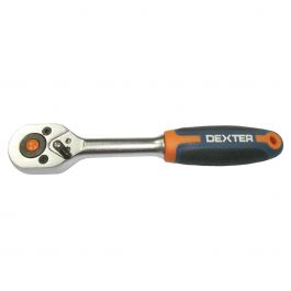 DEXTER 1/4 INCH 155 MM CHROME VANADIUM RATCHET